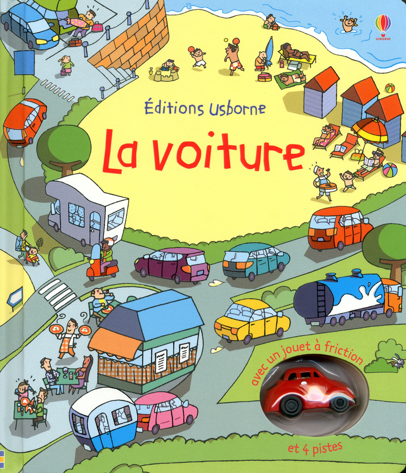 La voiture avec jouet à friction