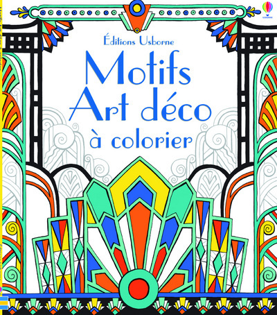 Motifs art déco à colorier