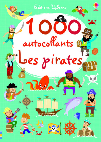 1000 autocollants - Les pirates