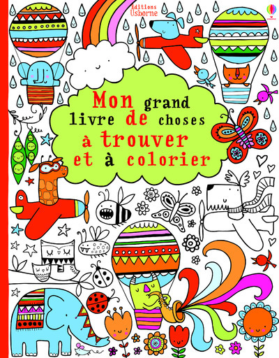 Mon grand livre de choses à trouver et à colorier