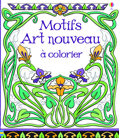 Motifs art nouveau à colorier