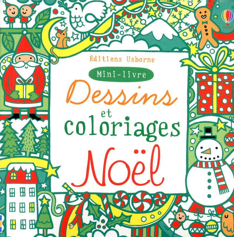 Dessins et coloriages Noel - Mini-livre