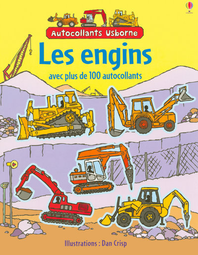 Les engins - Autocollants Usborne