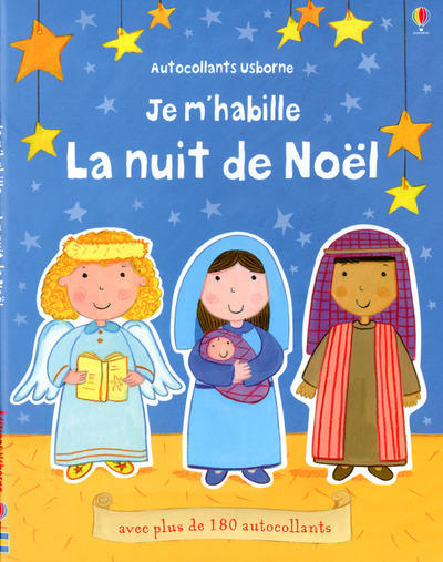Je m'habille - La nuit de Noël - Autocollants Usborne