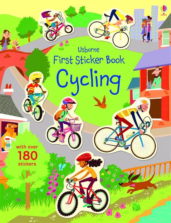 First Sticker Book Cycling