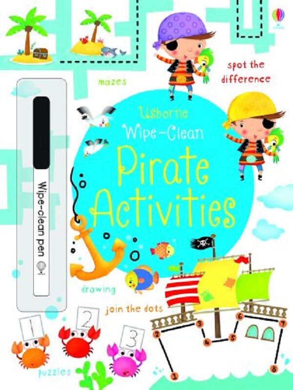 Wipe-Clean Pirate Activities