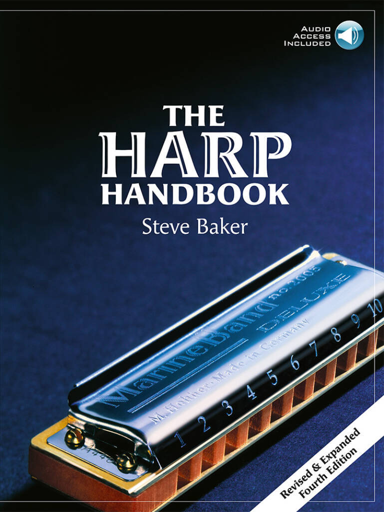 STEVE BAKER  : THE HARP HANDBOOK - RECUEIL AVEC SUPPORT(S) EN LIGNE - HARMONICA