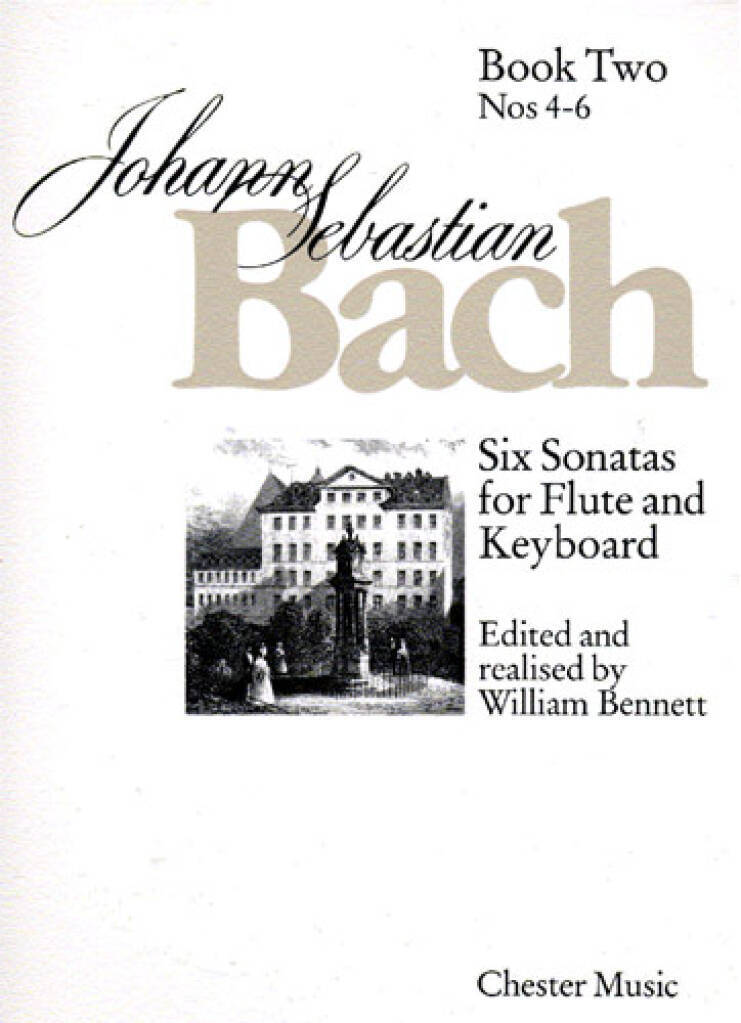 JOHANN SEBASTIAN BACH : 6 SONATAS VOL.2 (NO.4 - 6) - FLUTE TRAVERSIERE ET PIANO