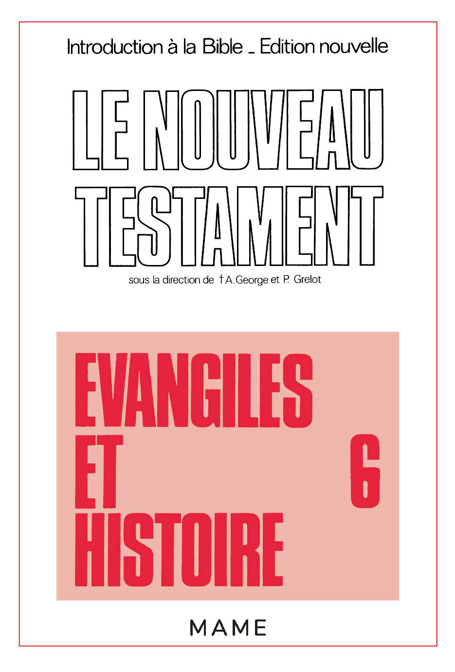 Evangile et Histoire