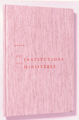 Institutions aux ministères