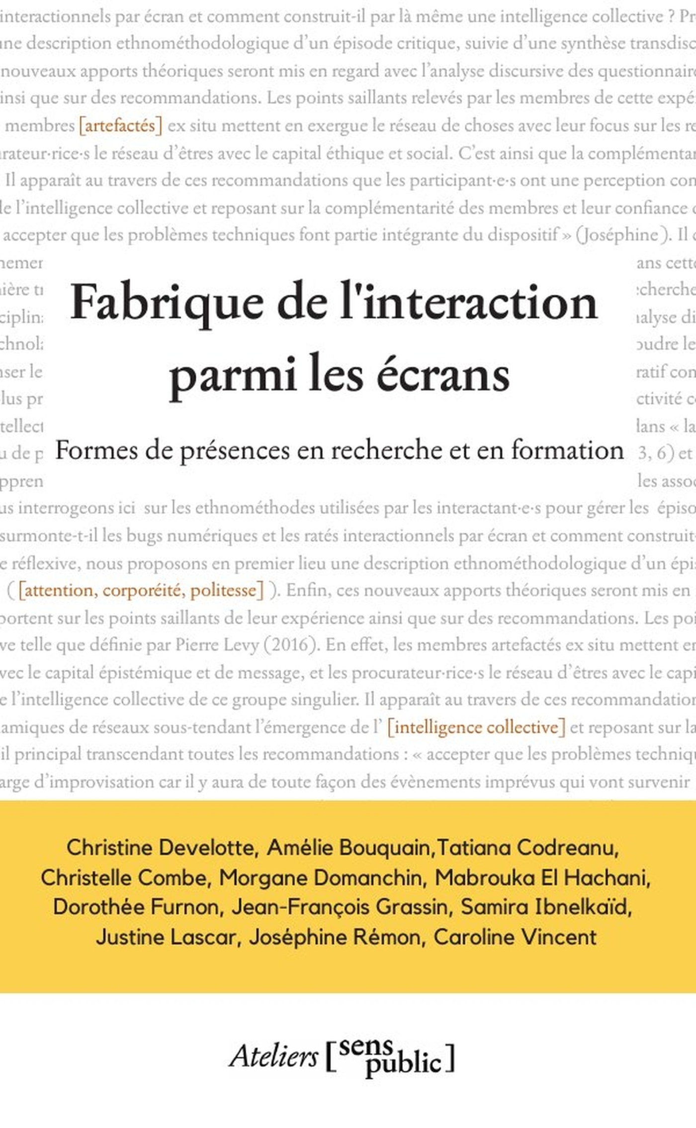 Fabrique de l'interaction parmi les écrans