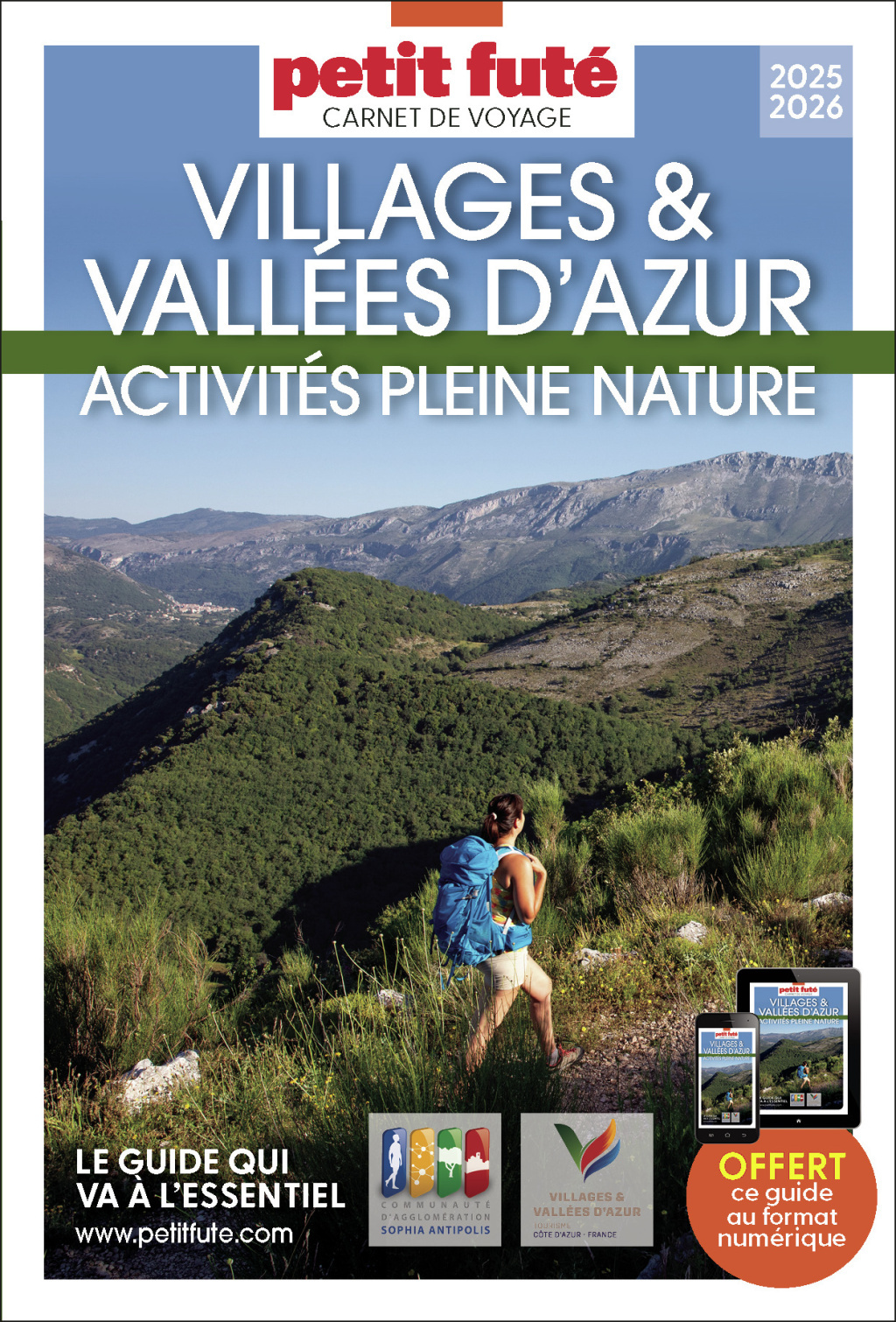 Guide Villages Et Vallées D'azur 2025 Carnet Petit Futé: Activités Pleine Nature