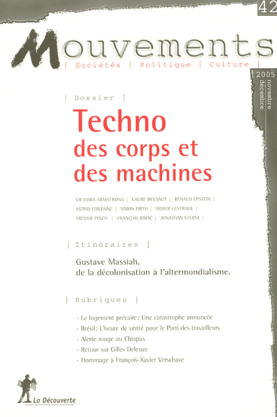 Revue Mouvements numéro 42 Techno, des corps et des machines