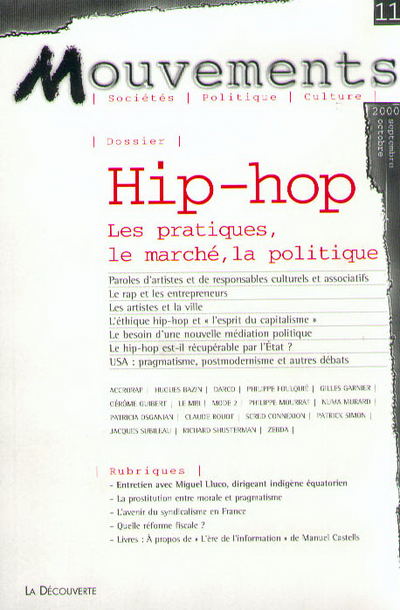 Revue Mouvements numéro 11 Hip-hop