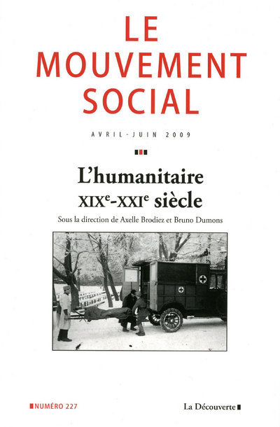 Le mouvement social numéro 227 L'humanitaire - XIXe-XXIe siècle