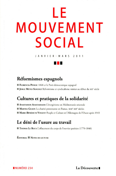 Le mouvement social numéro 234 Varia