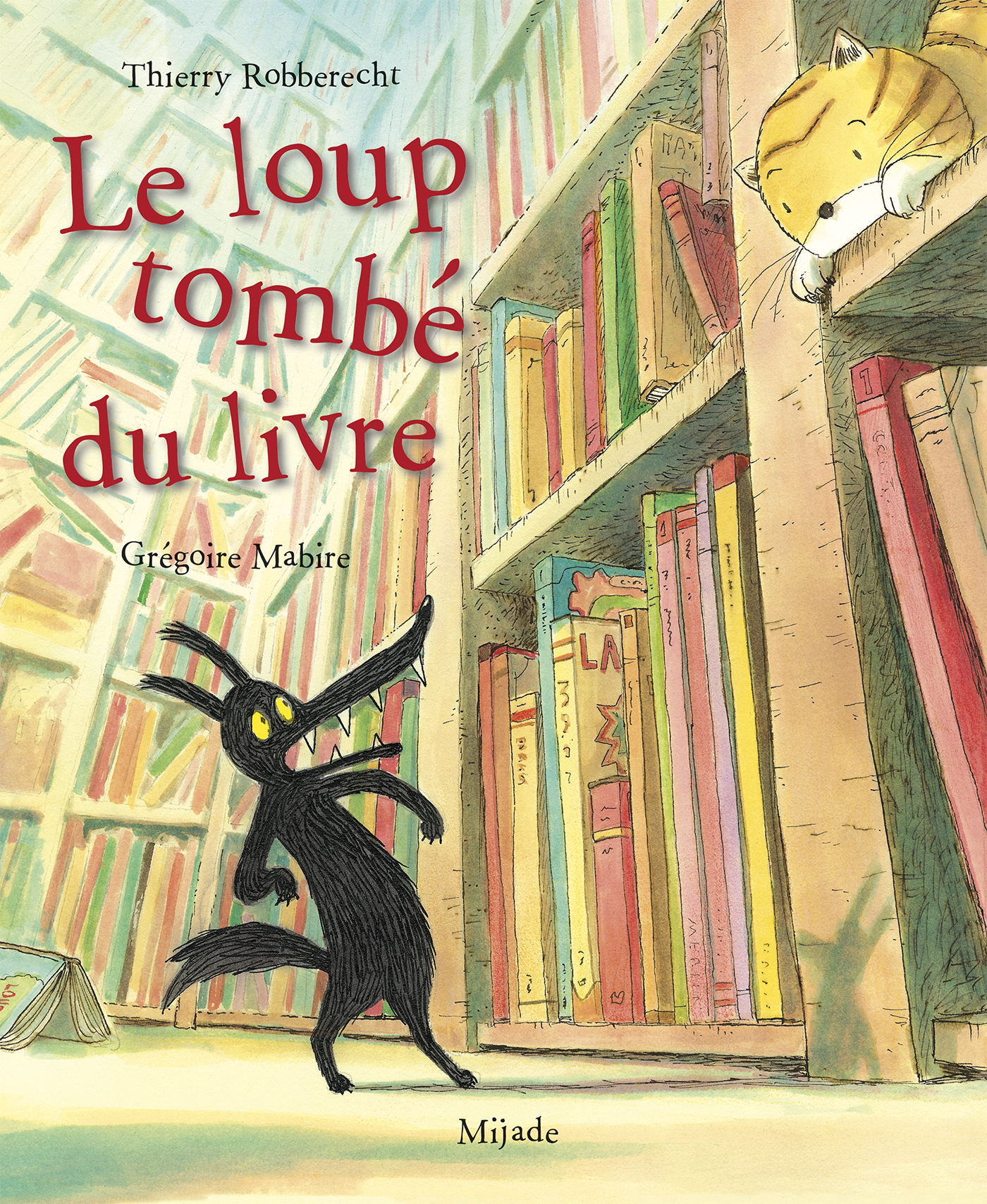 LOUP TOMBE DU LIVRE