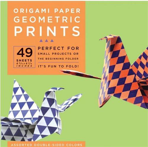Origami Paper Geometric Prints 6 3/4" 49 Sheets /anglais