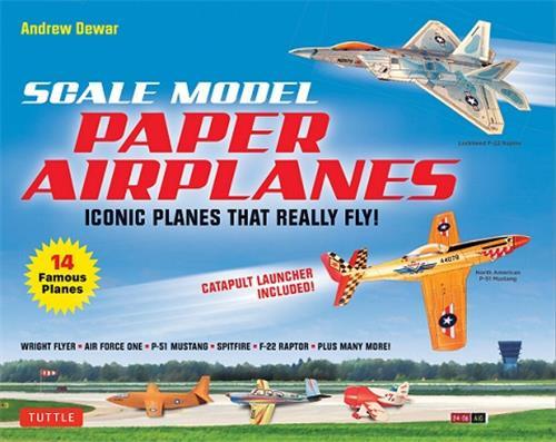 Scale Model Paper Airplane Kit /anglais