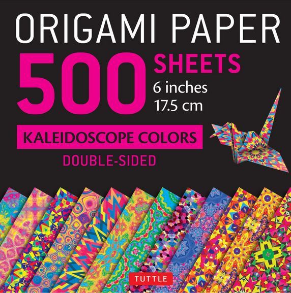 Origami Paper 500 sheets Kaleidoscope Patterns 6" (15 cm) /anglais
