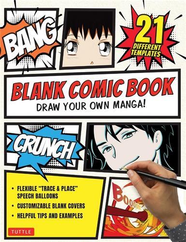 Blank Comic Book : Draw you own manga ! /anglais