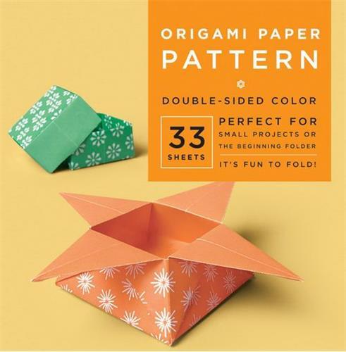 Origami Paper Pattern 6 3/4" 33 Sheets /anglais