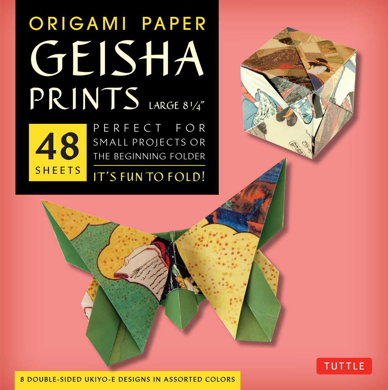 Origami Paper Geisha Prints Large /anglais