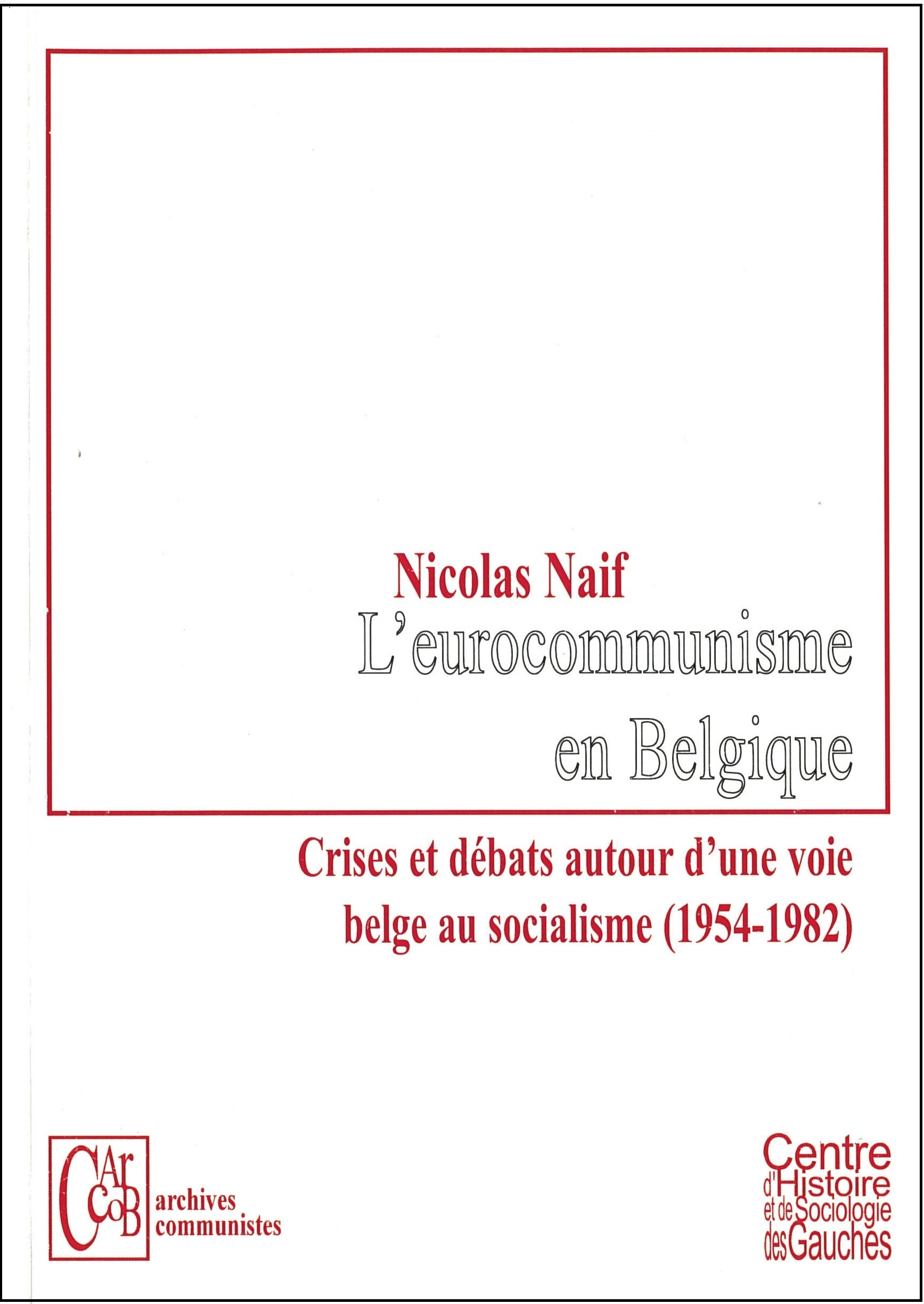 L'eurocommunisme en Belgique
