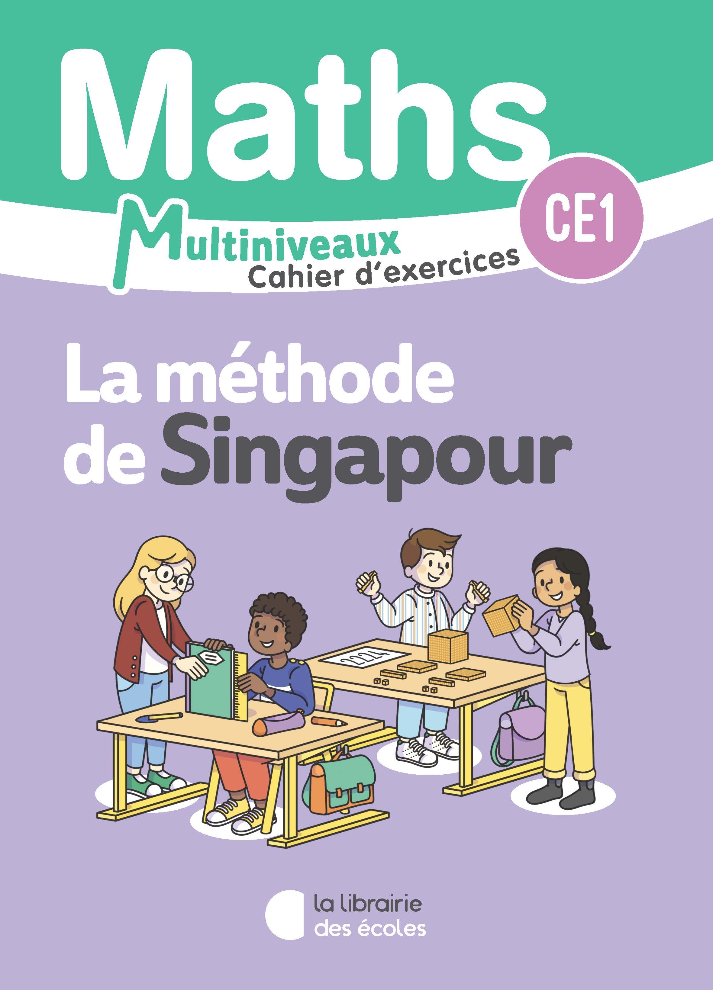 Mathématiques CE1/CE2 (2025) - Méthode de Singapour - Cahier d'exercices CE1