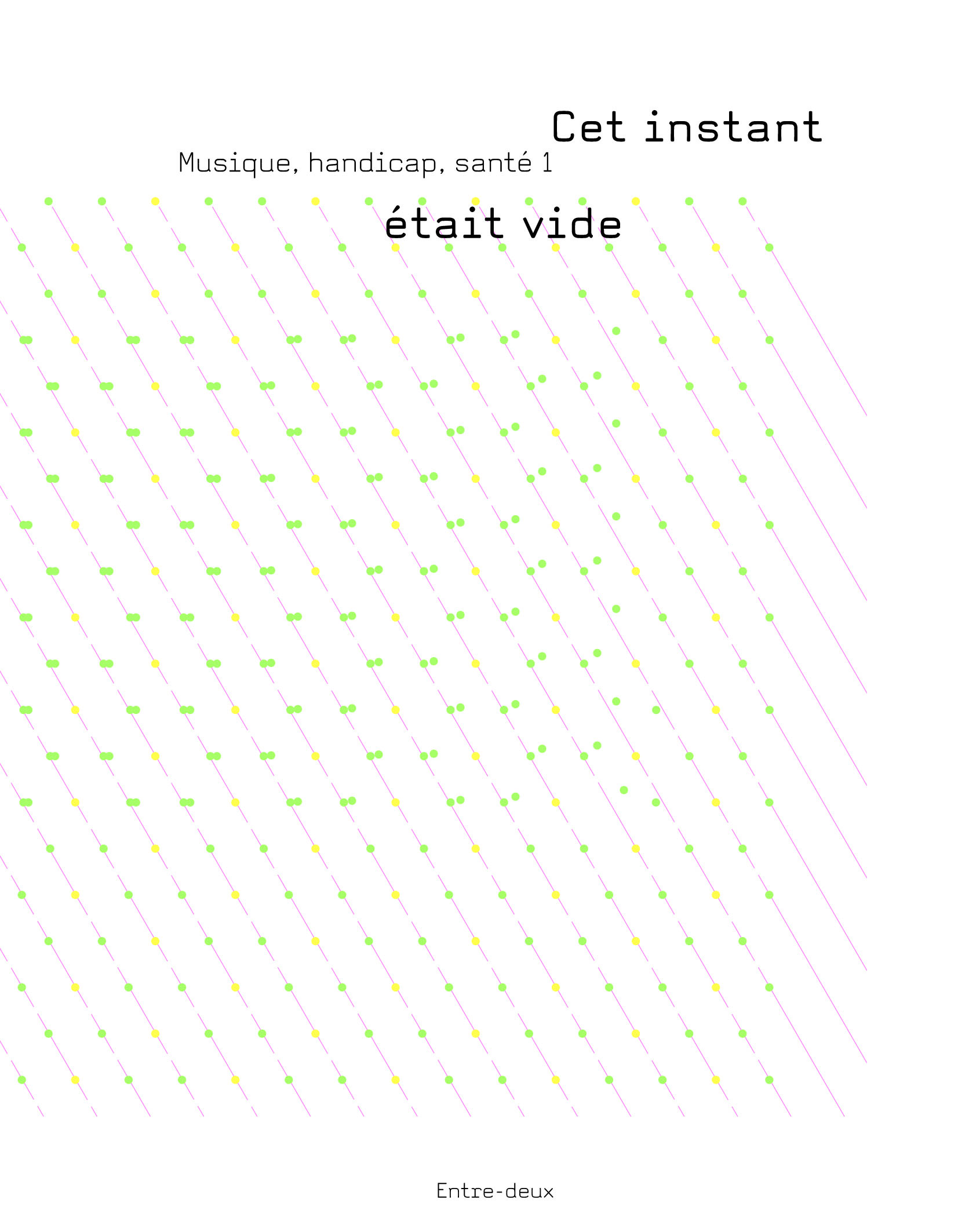 Cet instant était vide - Musique, handicap, santé 1