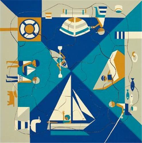 Fredun Shapur Puzzle Bord de Mer/ Seaside Multi View /franCais/anglais