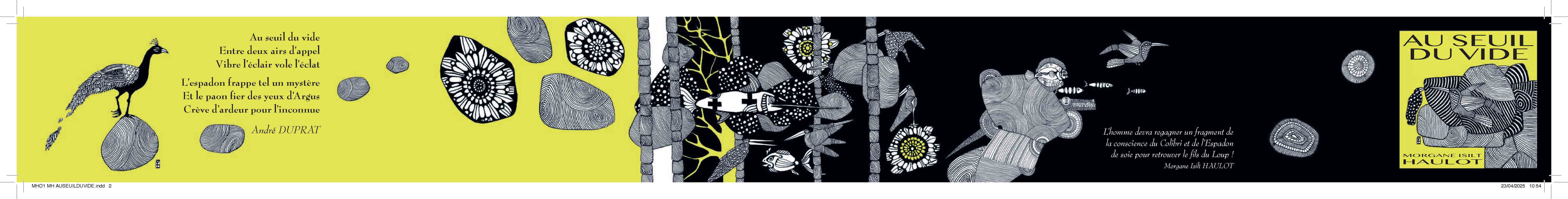 Mini-livre AU SEUIL DU VIDE