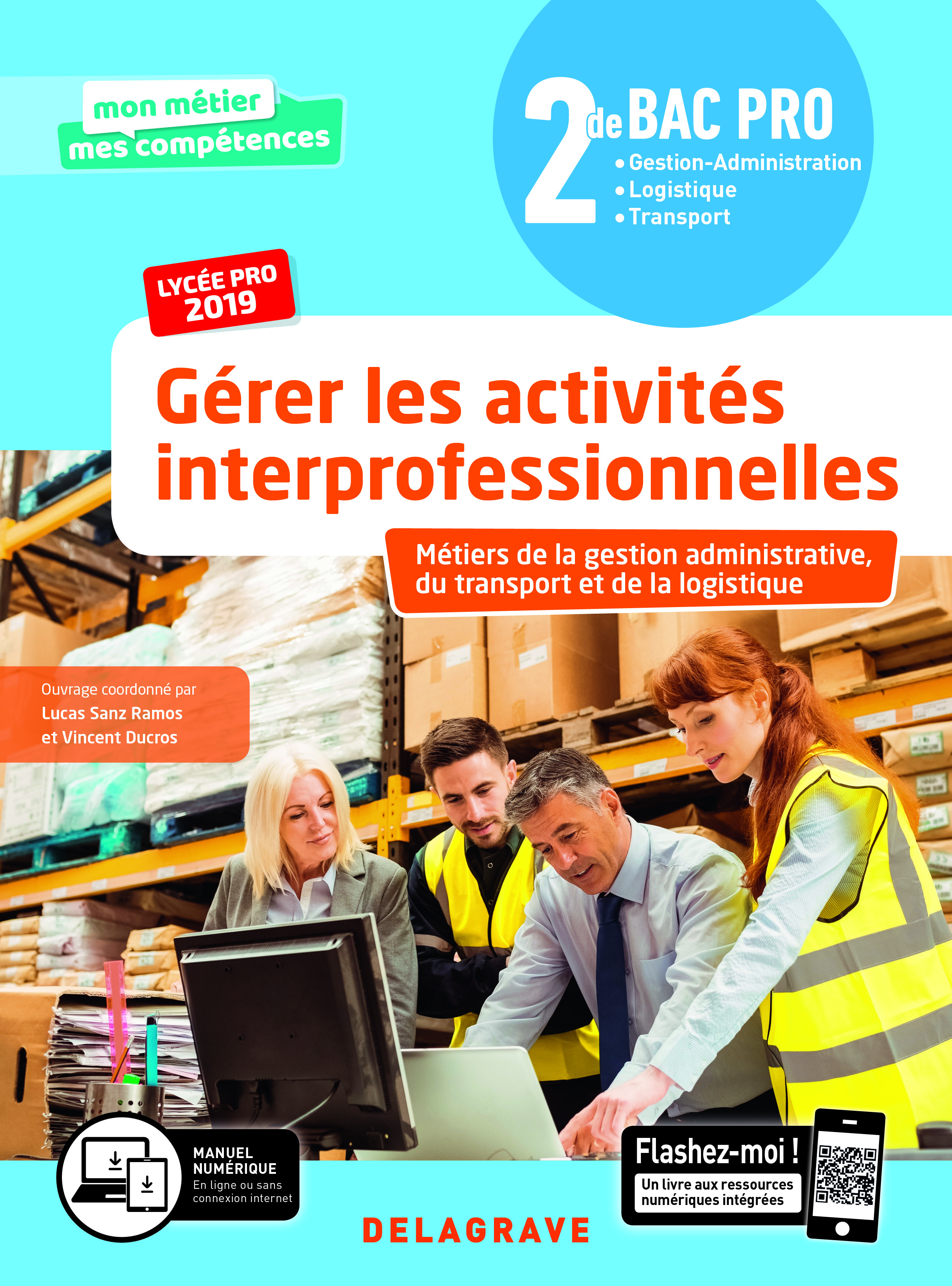 Gérer les activités interprofessionnelles 2de Bac Pro (2019) - Pochette élève