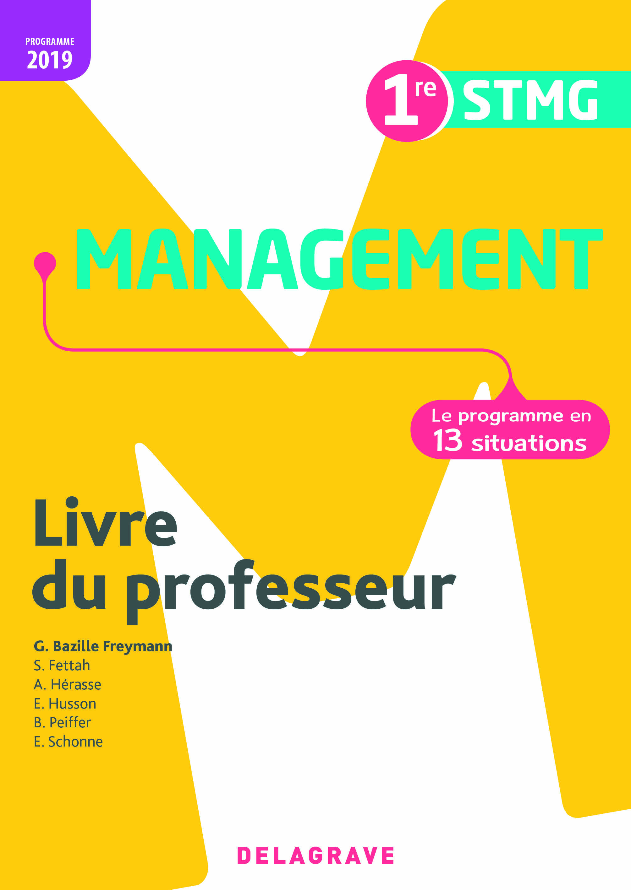 Management 1re STMG (2019) - Pochette - Livre du professeur
