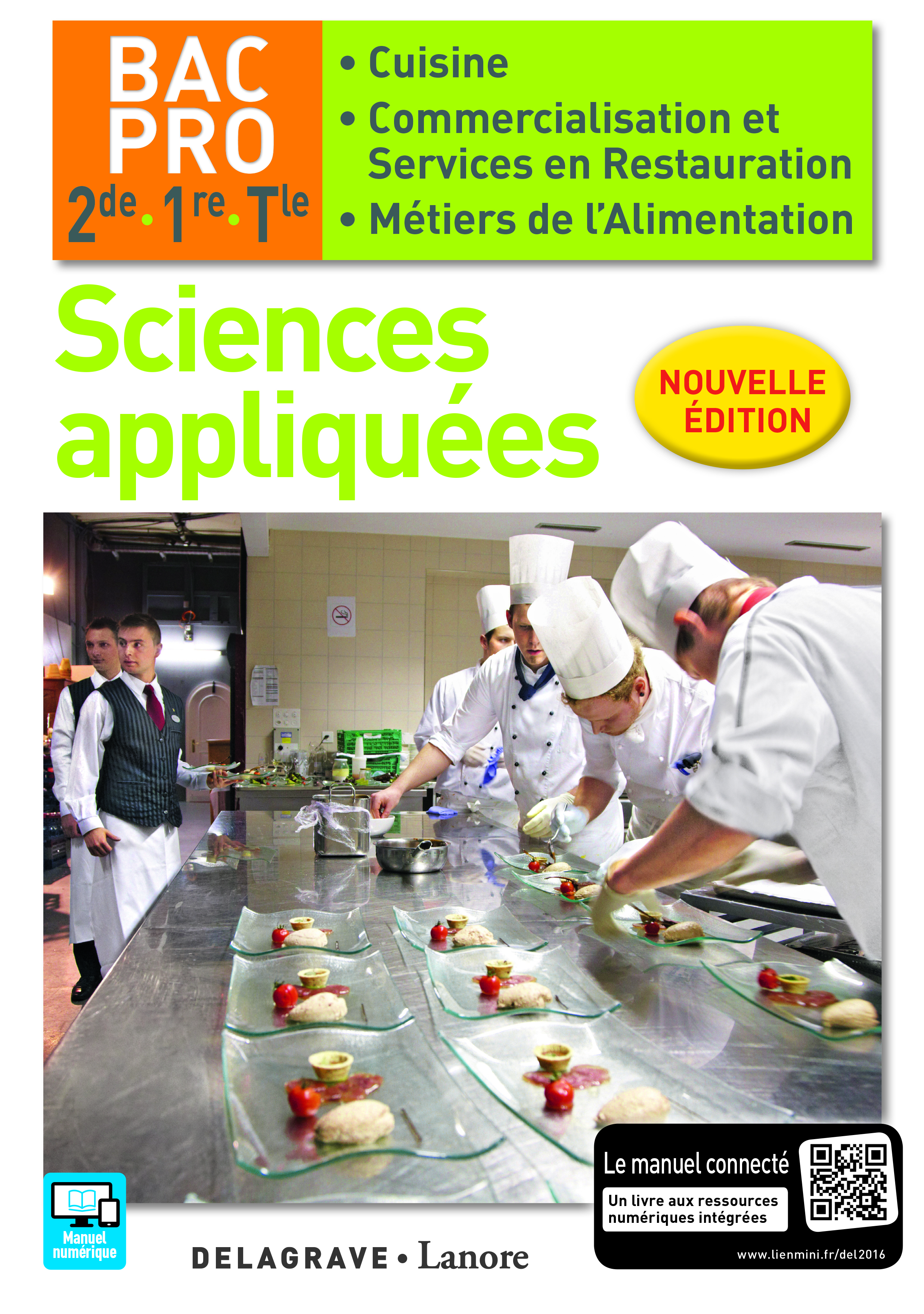 Sciences appliquées 2de, 1re, Tle Bac Pro Cuisine et CSR (2016) - Pochette élève