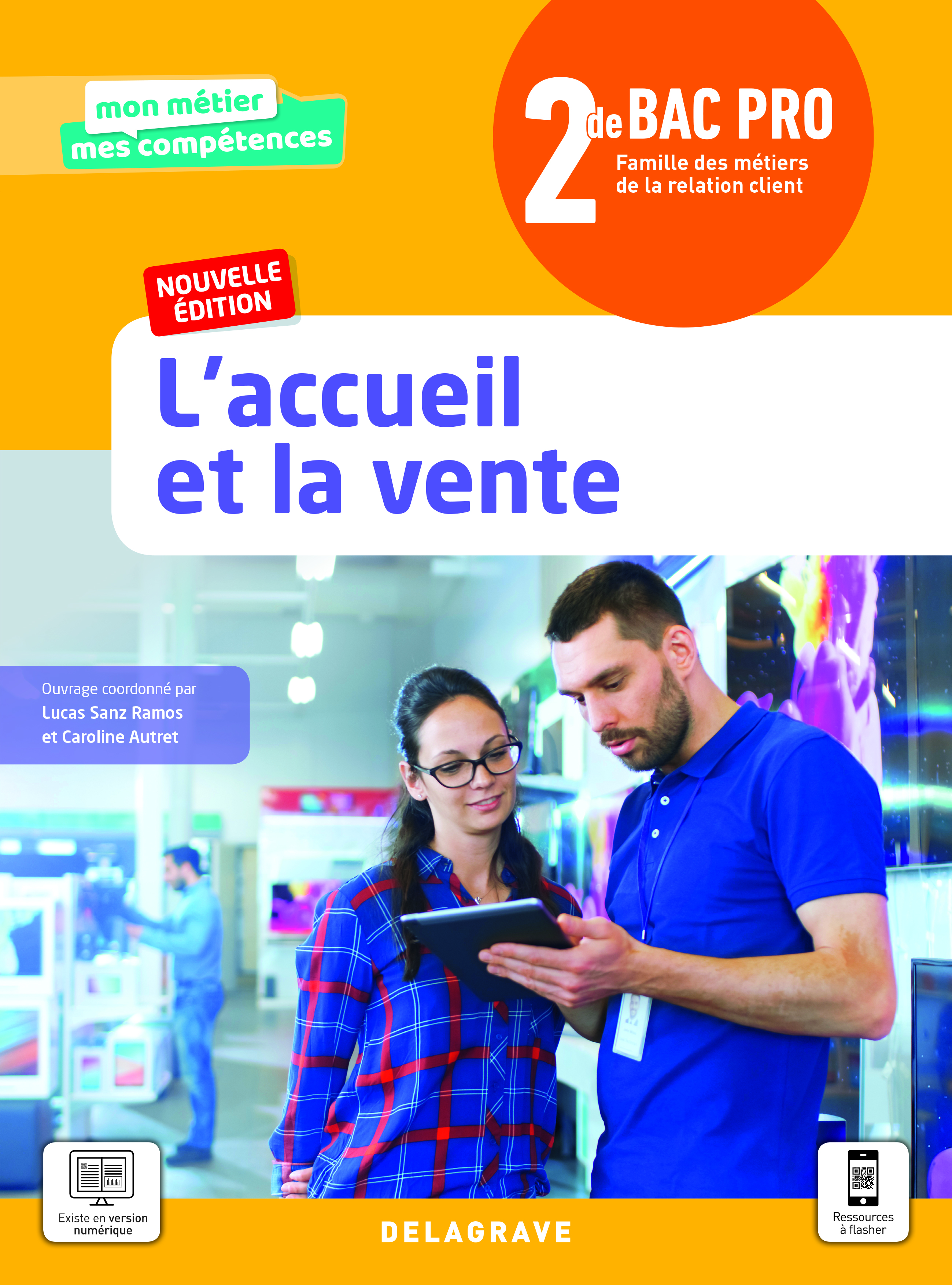 L’accueil et la vente 2de Bac Pro Métiers de la relation client (2021) - Pochette élève