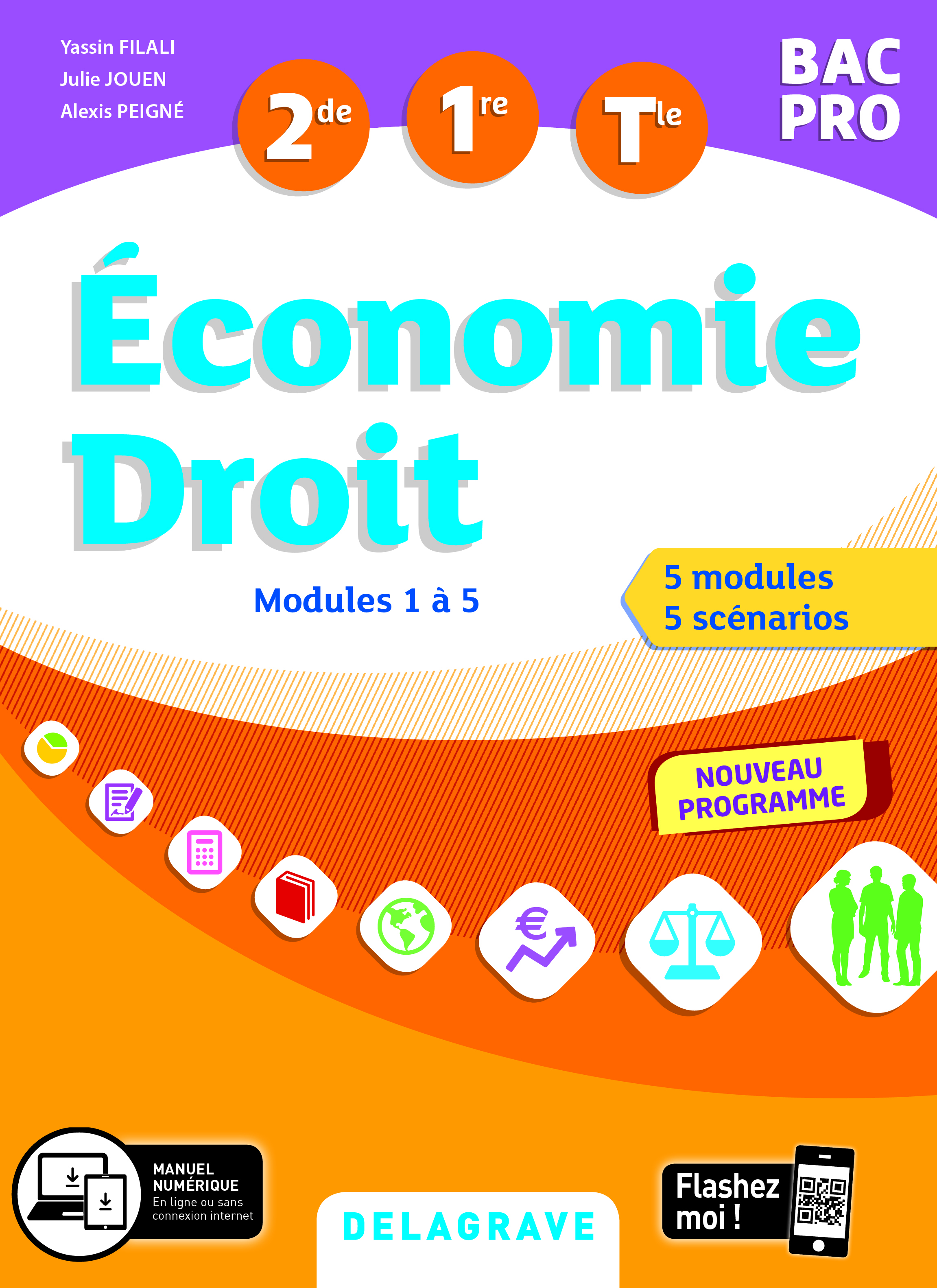 Économie-Droit 2de, 1re, Tle Bac Pro (2020) - Pochette élève