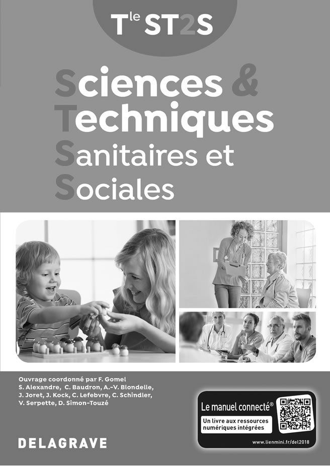 Sciences et Techniques Sanitaires et Sociales Tle ST2S (2018) - Manuel - Livre du professeur