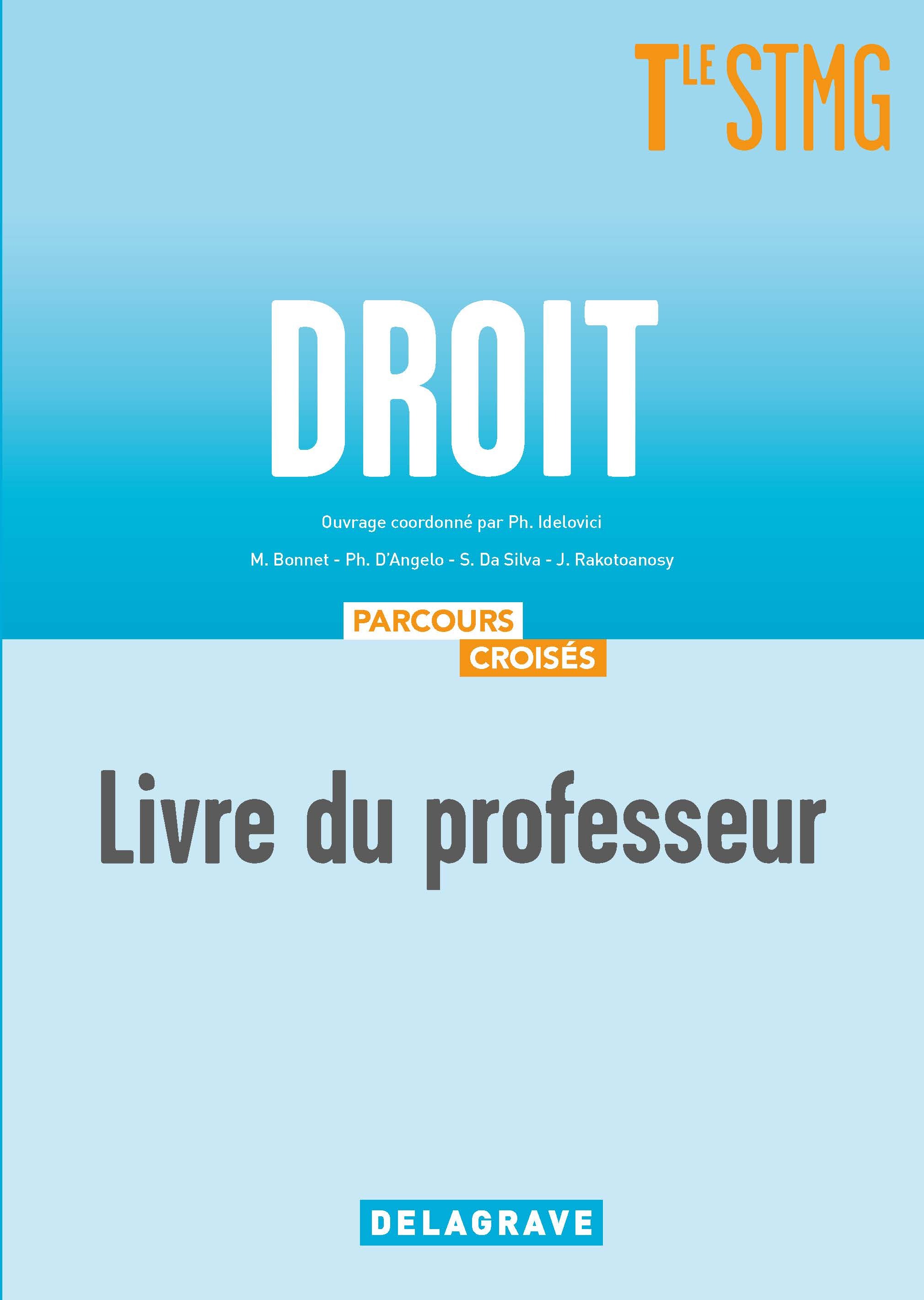 Droit Tle STMG (2020) - Manuel - Livre du professeur