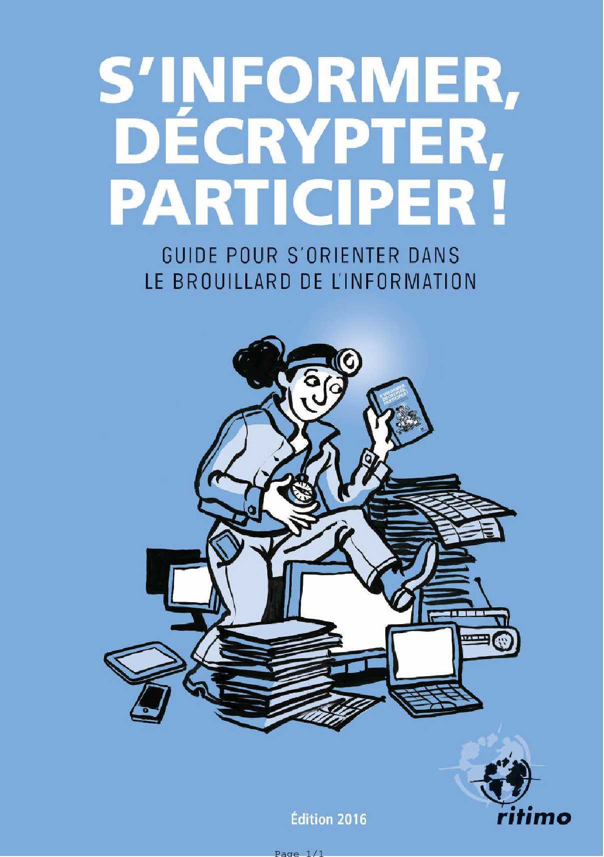 S'Informer, Decrypter, Participer Guide Pour S'Orienter - Edition 2016