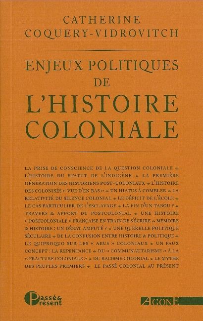 Enjeux politiques de l’histoire coloniale