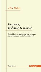 La Science,Profession et Vocation
