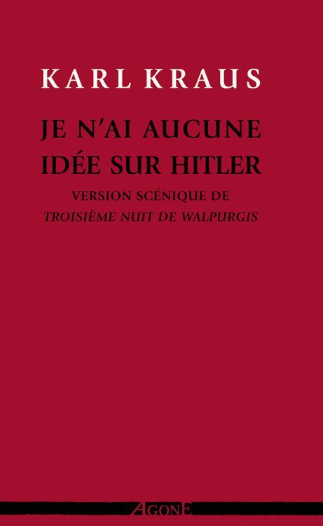 Je n’ai aucune idée sur Hitler