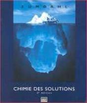 CHIMIE DES SOLUTIONS
