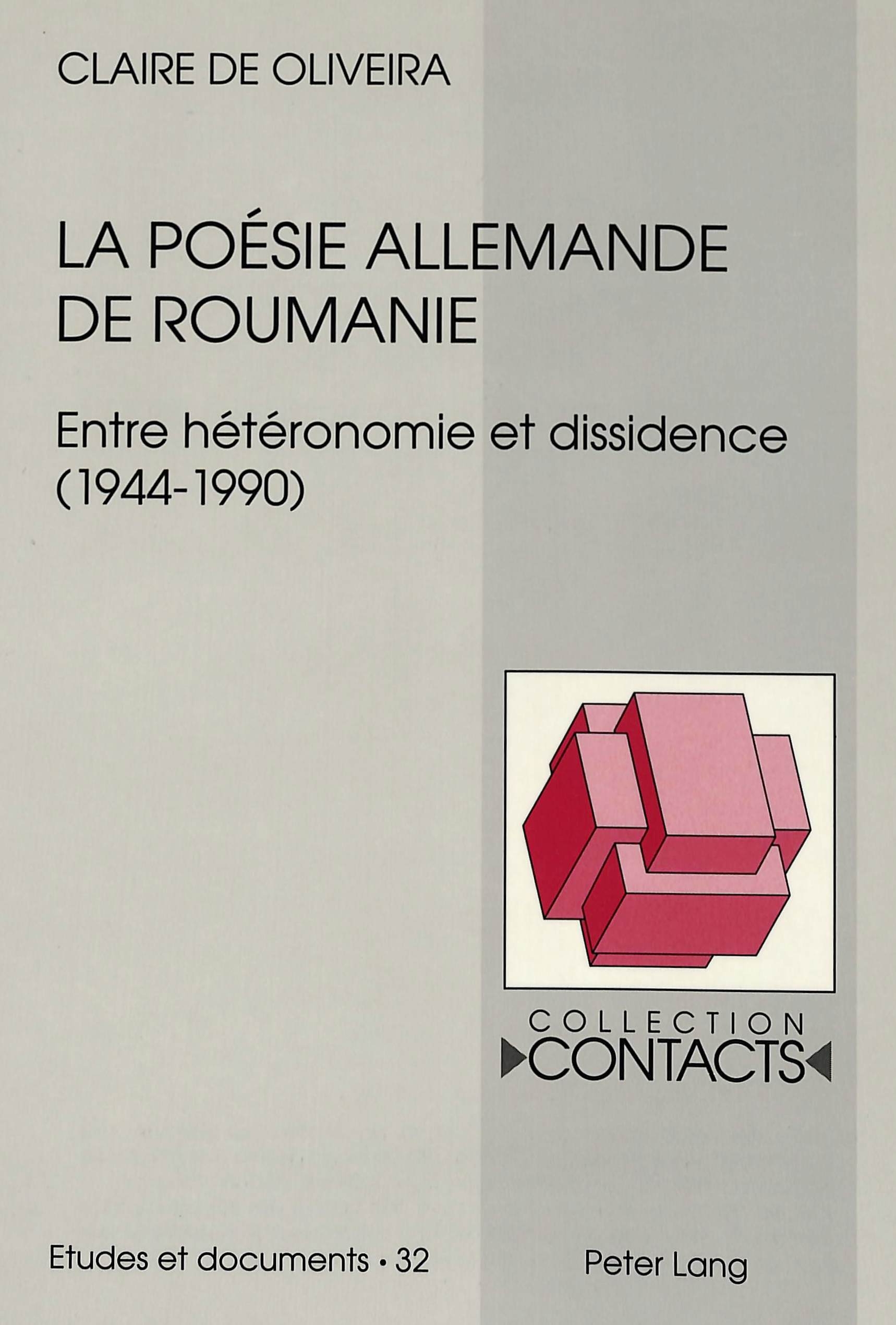 LA POESIE ALLEMANDE DE ROUMANIE