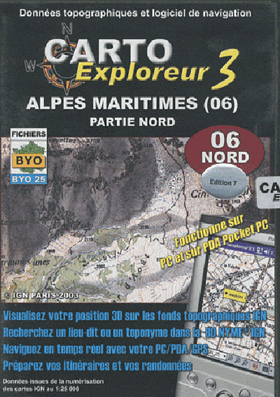 **ALPES MARITIMES NORD CD-ROM