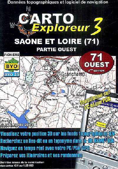 ** SAONE ET LOIRE OUEST CD-ROM