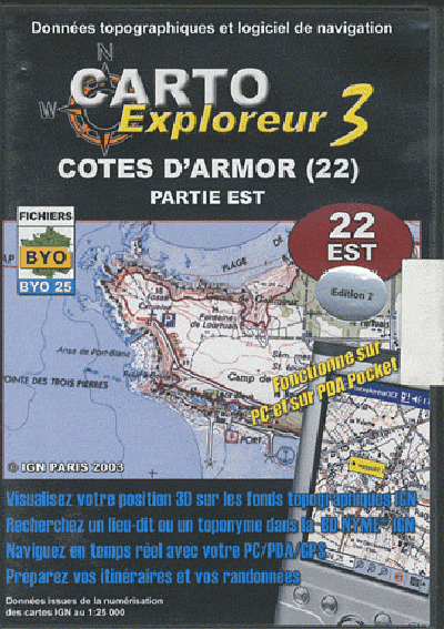 **COTES D'ARMOR EST CD-ROM 1/25