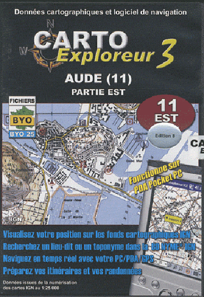 **AUDE EST CD-ROM 1/25 000