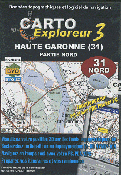 **HAUTE GARONNE NORD CD-ROM 1/25**